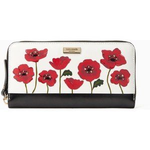 NWT Kate Spade Ooh La La Poppy Neda Wallet
